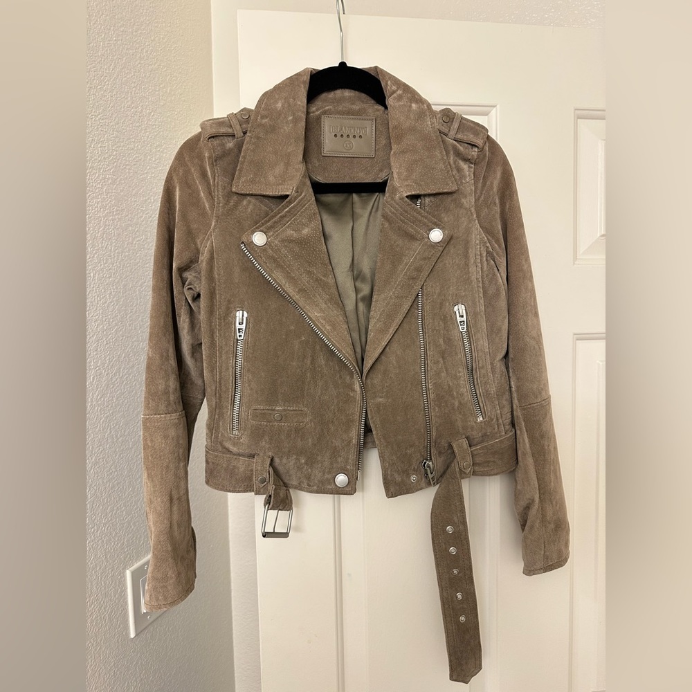 Blank NYC Women’s Extra Small TAUPE MOTO JACKET